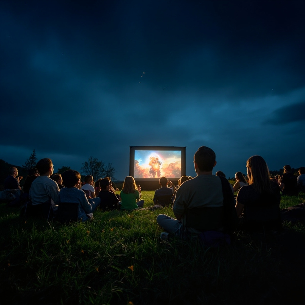 Letní kino na Laguně