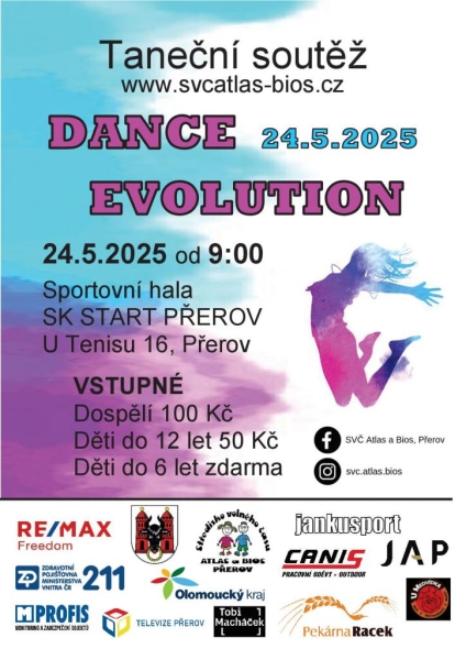 Dance Evolution 2025 v Přerově