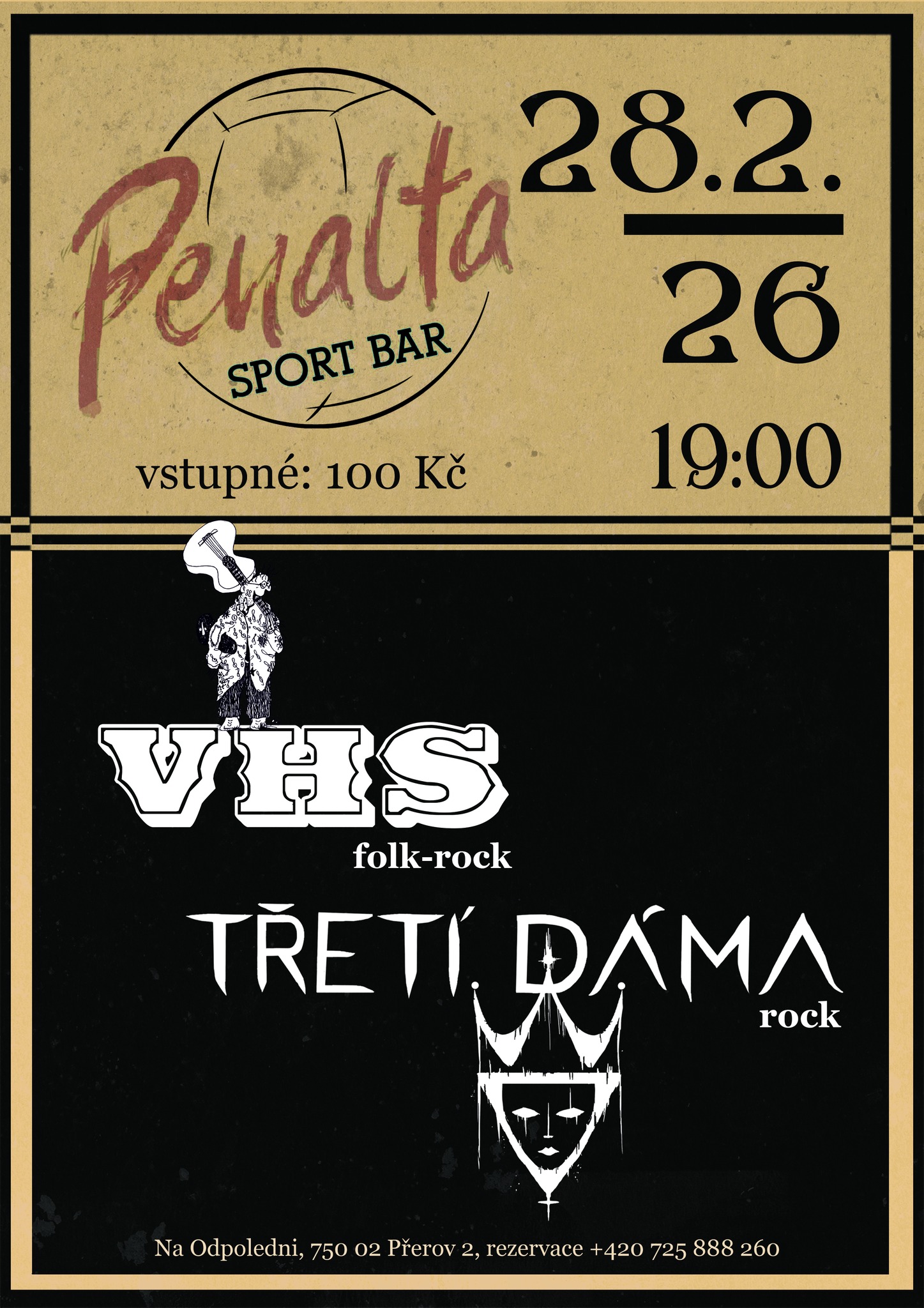 Koncert Třetí Dáma v Přerově