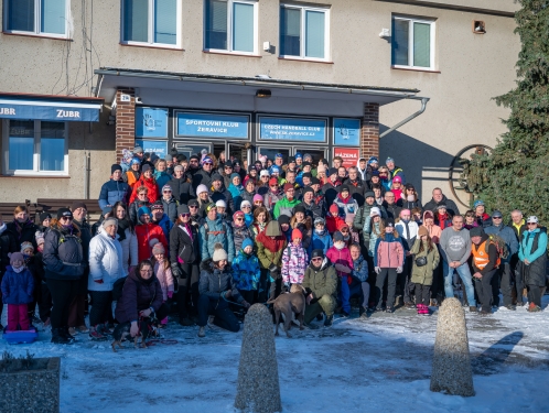 Žeravice - Novoroční pochod v Žeravicích opět spojil lidi, pohyb a dobrou náladu