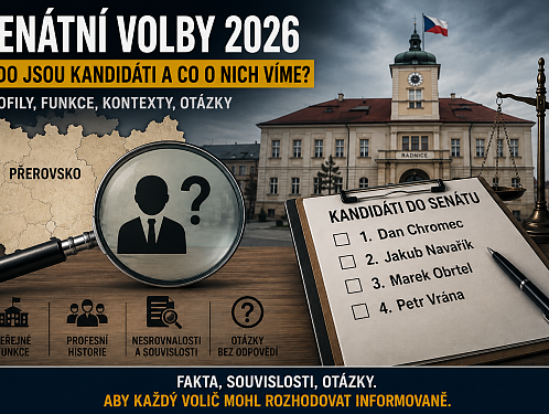 Čtyři kandidáti, jedno křeslo. Co víme o kandidátech do Senátu?