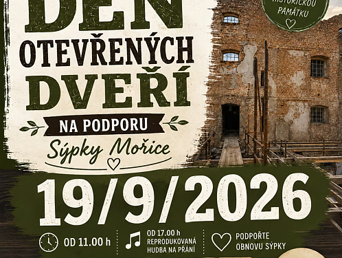 Sýpka Mořice znovu otevře své dveře. Přijeďte se podívat, jak se historická stavba vrací k životu