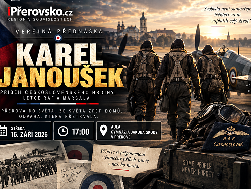 Přerov si připomene Karla Janouška. Muže, který vedl československé letce v RAF a kterého vlastní země poslala do vězení