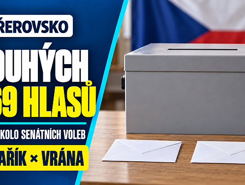 Pouhých 369 hlasů. O Senát se utkají Jakub Navařík a Petr Vrána