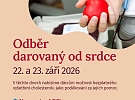 Darovat krev a pomoci zachránit život. Přerovská nemocnice zve dárce na zářijový odběr
