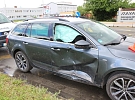 Přerov - včera se na kruhovém objezdu střetla dvě auta: Senior nedal přednost a nadýchal bezmála promile
